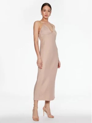 Zdjęcie produktu Calvin Klein Sukienka koktajlowa K20K205027 Beżowy Slim Fit