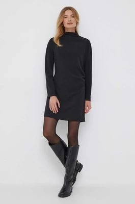 Zdjęcie produktu Calvin Klein sukienka kolor czarny mini dopasowana