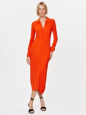 Zdjęcie produktu Calvin Klein Sukienka koszulowa K20K205760 Pomarańczowy Regular Fit