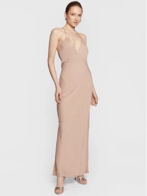 Zdjęcie produktu Calvin Klein Sukienka wieczorowa Shine Slip K20K205019 Beżowy Regular Fit
