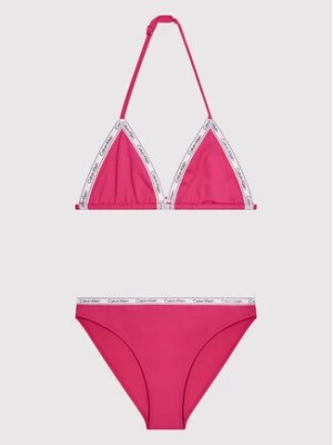 Zdjęcie produktu Calvin Klein Swimwear Strój kąpielowy Logo Tape KY0KY00008 Różowy