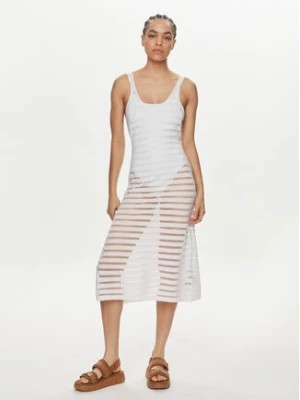 Zdjęcie produktu Calvin Klein Swimwear Sukienka plażowa KW0KW02464 Biały Regular Fit