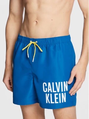 Zdjęcie produktu Calvin Klein Swimwear Szorty kąpielowe KM0KM00790 Niebieski Regular Fit