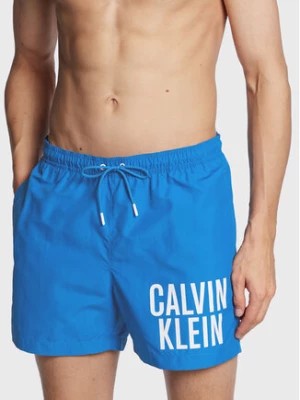 Zdjęcie produktu Calvin Klein Swimwear Szorty kąpielowe KM0KM00794 Niebieski Regular Fit