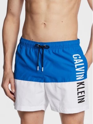 Zdjęcie produktu Calvin Klein Swimwear Szorty kąpielowe KM0KM00796 Niebieski Regular Fit