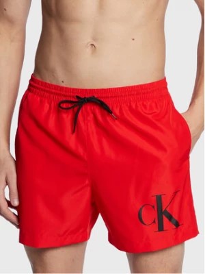 Zdjęcie produktu Calvin Klein Swimwear Szorty kąpielowe KM0KM00849 Czerwony Regular Fit