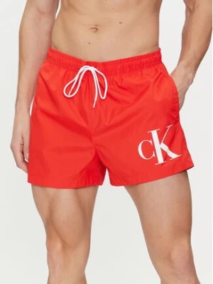 Zdjęcie produktu Calvin Klein Swimwear Szorty kąpielowe KM0KM00967 Czerwony Regular Fit