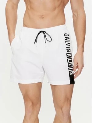 Zdjęcie produktu Calvin Klein Swimwear Szorty kąpielowe KM0KM00991 Biały Regular Fit