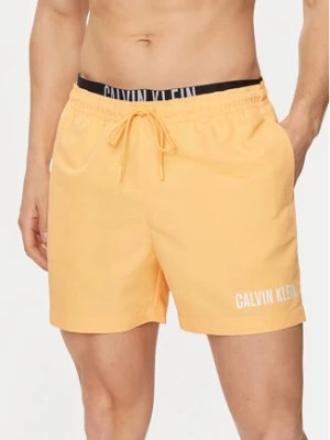 Zdjęcie produktu Calvin Klein Swimwear Szorty kąpielowe KM0KM00992 Pomarańczowy Regular Fit