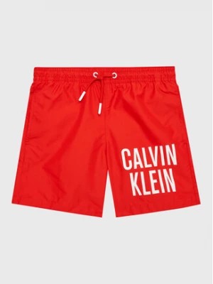 Zdjęcie produktu Calvin Klein Swimwear Szorty kąpielowe Medium KV0KV00021 Czerwony Regular Fit
