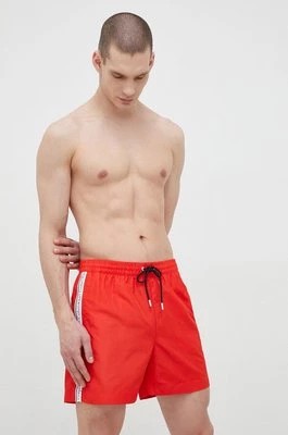 Zdjęcie produktu Calvin Klein szorty kąpielowe kolor czerwony
