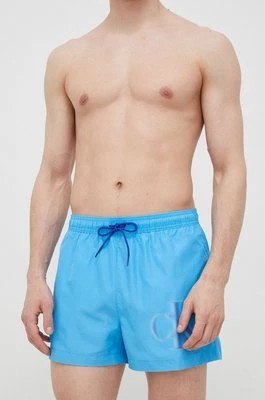 Zdjęcie produktu Calvin Klein szorty kąpielowe kolor niebieski
