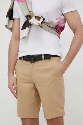 Zdjęcie produktu Calvin Klein szorty męskie kolor beżowy