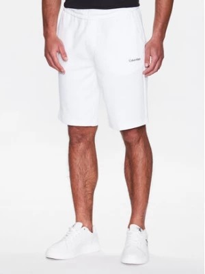 Zdjęcie produktu Calvin Klein Szorty sportowe Micro Logo K10K111208 Biały Regular Fit