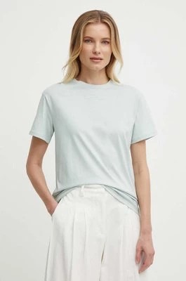 Zdjęcie produktu Calvin Klein t-shirt bawełniany damski kolor szary