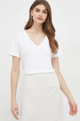 Zdjęcie produktu Calvin Klein t-shirt bawełniany kolor biały