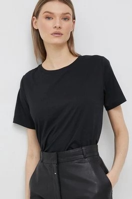 Zdjęcie produktu Calvin Klein t-shirt bawełniany kolor czarny