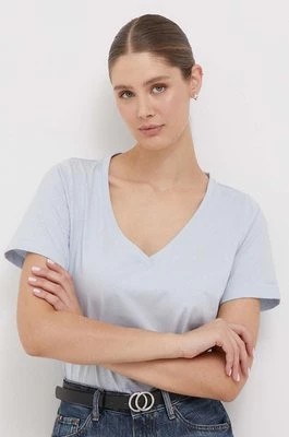 Zdjęcie produktu Calvin Klein t-shirt bawełniany kolor niebieski