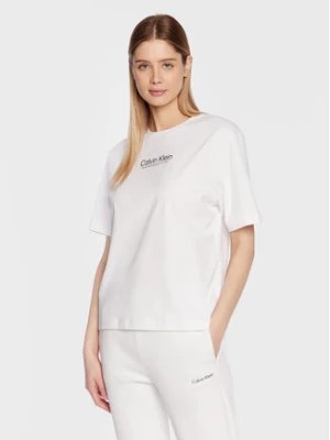 Zdjęcie produktu Calvin Klein T-Shirt Coordinates Logo Graphic K20K204996 Biały Relaxed Fit