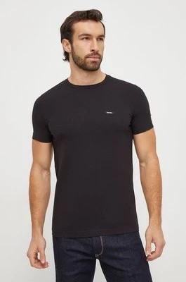 Zdjęcie produktu Calvin Klein t-shirt męski kolor czarny gładki