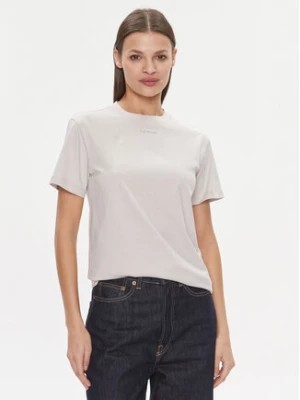 Zdjęcie produktu Calvin Klein T-Shirt Metallic Micro Logo T Shirt K20K206967 Beżowy Regular Fit