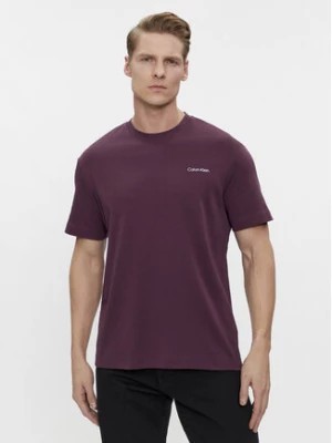 Zdjęcie produktu Calvin Klein T-Shirt Micro Logo K10K109894 Fioletowy Regular Fit