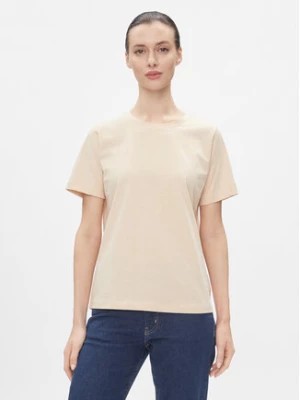 Zdjęcie produktu Calvin Klein T-Shirt Smooth Cotton Crew Neck Tee Ss K20K205410 Beżowy Regular Fit