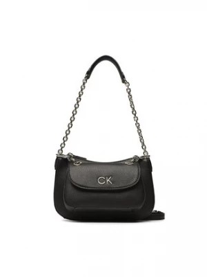Zdjęcie produktu Calvin Klein Torebka Re-Lock Dbl Shoulder Bag K60K610183 Czarny