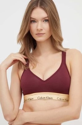 Zdjęcie produktu Calvin Klein Underwear biustonosz kolor bordowy gładki