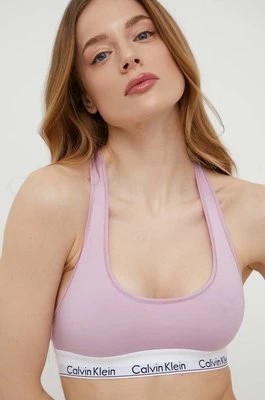 Zdjęcie produktu Calvin Klein Underwear biustonosz kolor fioletowy gładki