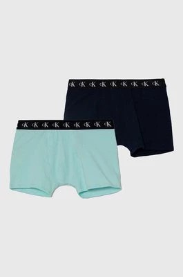 Zdjęcie produktu Calvin Klein Underwear bokserki dziecięce 2-pack kolor turkusowy