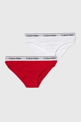 Zdjęcie produktu Calvin Klein Underwear figi dziecięce 2-pack kolor bordowy