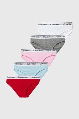 Zdjęcie produktu Calvin Klein Underwear figi dziecięce 5-pack kolor różowy