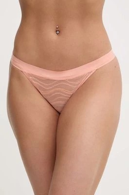 Zdjęcie produktu Calvin Klein Underwear figi kolor pomarańczowy transparentne 000QF7720E