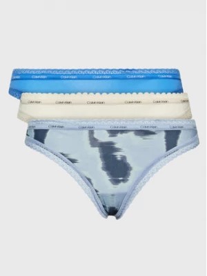 Zdjęcie produktu Calvin Klein Underwear Komplet 3 par stringów 000QD3802E Kolorowy