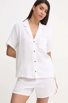 Zdjęcie produktu Calvin Klein Underwear koszula piżamowa bawełniana kolor beżowy bawełniana 000QS7137E