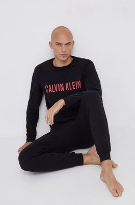 Zdjęcie produktu Calvin Klein Underwear Longsleeve piżamowy kolor czarny gładka