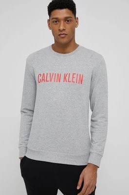 Zdjęcie produktu Calvin Klein Underwear Longsleeve piżamowy kolor szary gładka