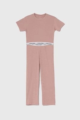 Zdjęcie produktu Calvin Klein Underwear piżama dziecięca kolor różowy gładka