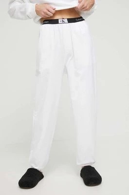 Zdjęcie produktu Calvin Klein Underwear spodnie bawełniane lounge kolor biały melanżowe