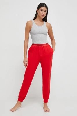 Zdjęcie produktu Calvin Klein Underwear spodnie lounge kolor czerwony gładkie