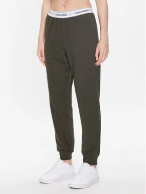 Zdjęcie produktu Calvin Klein Underwear Spodnie piżamowe 000QS6872E Zielony Relaxed Fit