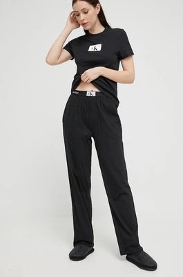 Zdjęcie produktu Calvin Klein Underwear spodnie piżamowe bawełniane kolor czarny bawełniana