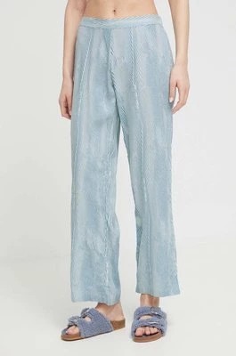 Zdjęcie produktu Calvin Klein Underwear spodnie piżamowe damskie kolor niebieski