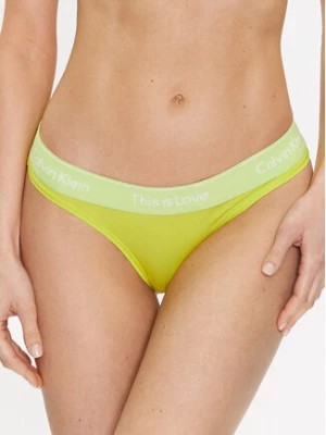 Zdjęcie produktu Calvin Klein Underwear Stringi 000QF7283E Zielony