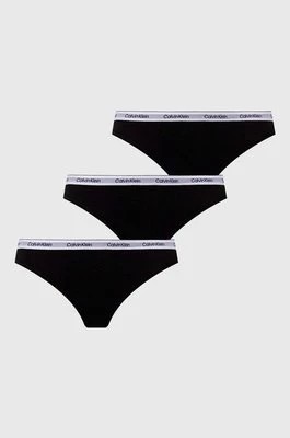 Zdjęcie produktu Calvin Klein Underwear stringi 3-pack kolor czarny 000QD5209E