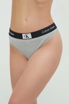 Zdjęcie produktu Calvin Klein Underwear stringi kolor szary