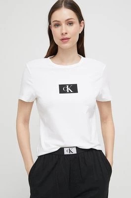 Zdjęcie produktu Calvin Klein Underwear t-shirt piżamowy kolor biały