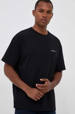 Zdjęcie produktu Calvin Klein Underwear t-shirt piżamowy kolor czarny gładka