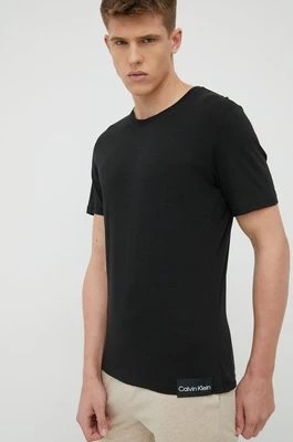 Zdjęcie produktu Calvin Klein Underwear t-shirt piżamowy kolor czarny melanżowa
